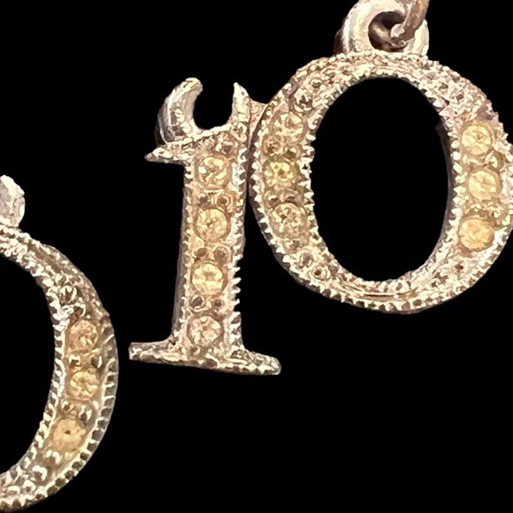 RARE Dior Vintage Logo Spellout Necklace - Picture 12 of 12